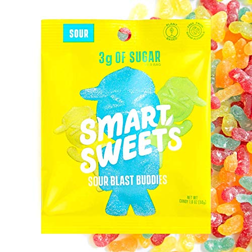 Smartsweets - Gummy Sour Blast Buddies - Case of 12 - 1.8 OZ(D0102H7A4CA.)