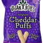 Vegan Robs Dairy Free Cheddar Puffs, 3.5 oz, Vegan Snack, Gluten Free, Plant-Based, Dairy-Free