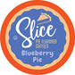 Slice Coffee Blueberry Flavored Coffee Pods for Keurig, 40 Count, Blueberry Pie