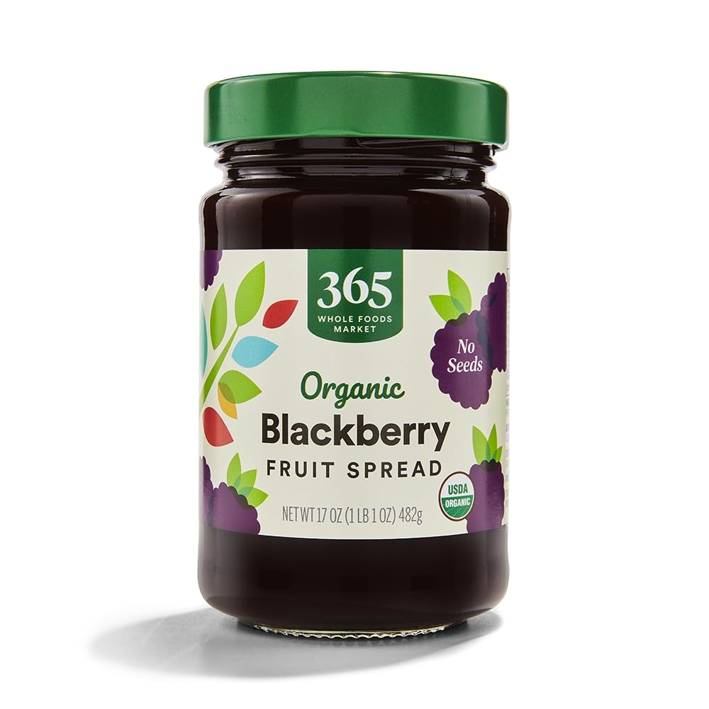 365 by Whole Foods Market, Organic Blackberry Fruit Spread, 17 Ounce