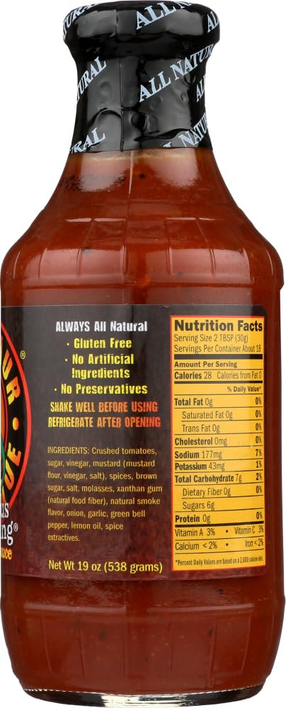 Dinosaur Bar-B-Que Sensuous Slathering Bbq Sauce 19Oz (2 Pack)