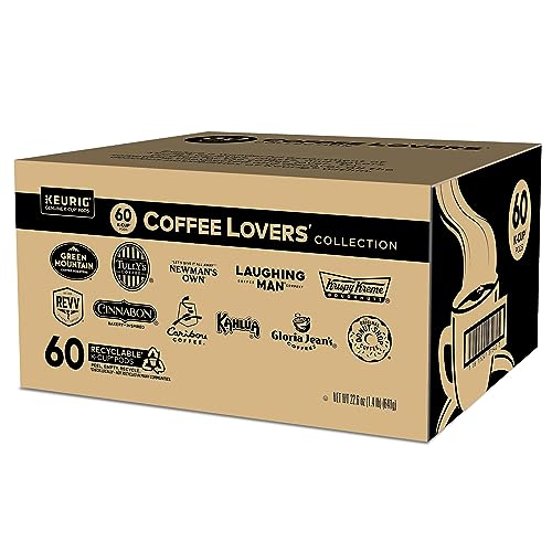 Keurig Coffee Lovers  Collection Variety Pack, Single-Serve Coffee K-Cup Pods Sampler, 60 Count