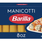 Barilla Manicotti Pasta, 8 oz. Box - Non-GMO Pasta Made with Durum Wheat Semolina - Kosher Certified Pasta