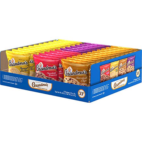 Grandmas Expect More Homestyle Cookies Variety Pack 2.5 oz, 33-count