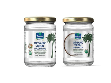 Parachute Naturalz Virgin Coconut Oil | 100% Organic Cooking Oil, Hair Oil And Body Oil | Cold Pressed | Usda Certified |16 Fl. 