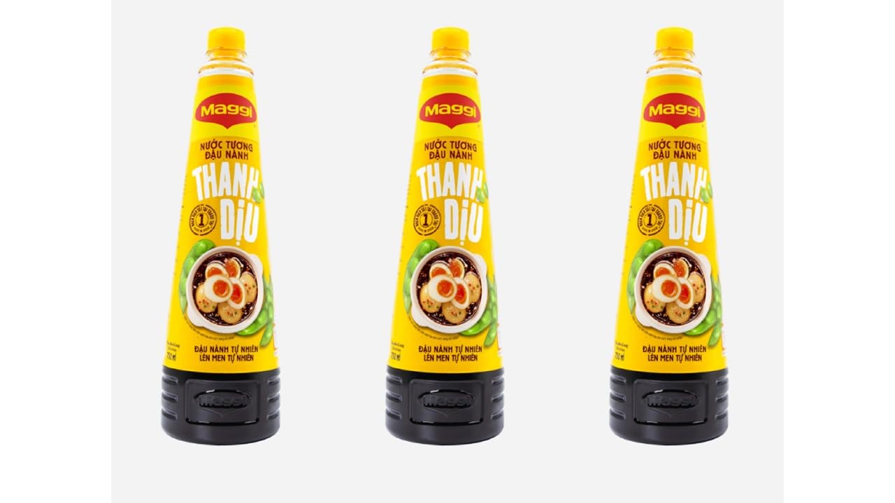 3 Packs - Premium Light Soy Sauce - Nuoc Tuong Thanh Diu - 700ml