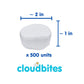 Cloudbites | Toasters | Individually Wrapped Marshmallows | Bulk Box | Great For S'Mores Or Snacks (Bulk Box X 500 Units)