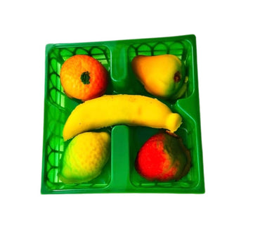 Bergen - Marzipan Fruit, (2)- 5 piece, 4 oz. Baskets