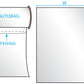 4'' X 8'' X 2 Mil Clear Plastic Pre-Opened Bags (Roll Of 1,250)