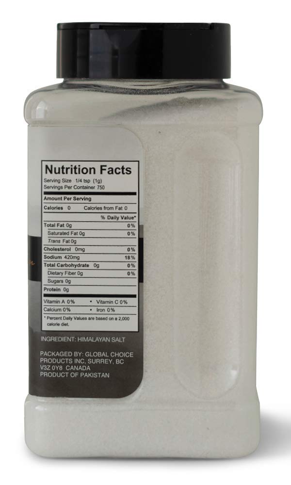 Sundhed Natural White Rock Salt (Fine) in Refill | 750 Grams (26.45 oz) | Gourmet Seasoning Salt | Real and Natural Iodized Tabl