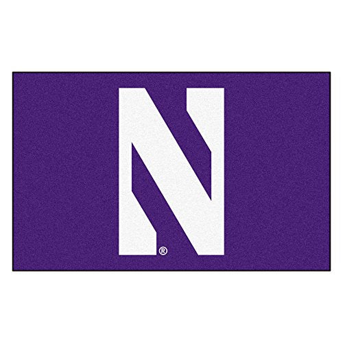 Fanmats 835 Ncaa Northwestern University Wildcats Nylon Face Ultimat Rug