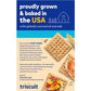 Triscuit Hint of Sea Salt Whole Grain Wheat Crackers, Vegan Crackers, 6-8.5 oz Boxes (Pack of 2)