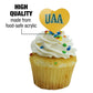 GRAPHICS & MORE Cupcake Picks Set of 6, Heart Design, Acrylic, One Size, University of Alaska Anchorage