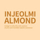 HBAF Korean Injeolmi Rice Cake Chocolate Almonds Snack - 120g Protein Treat for Work, Travel, Camping, and Parties