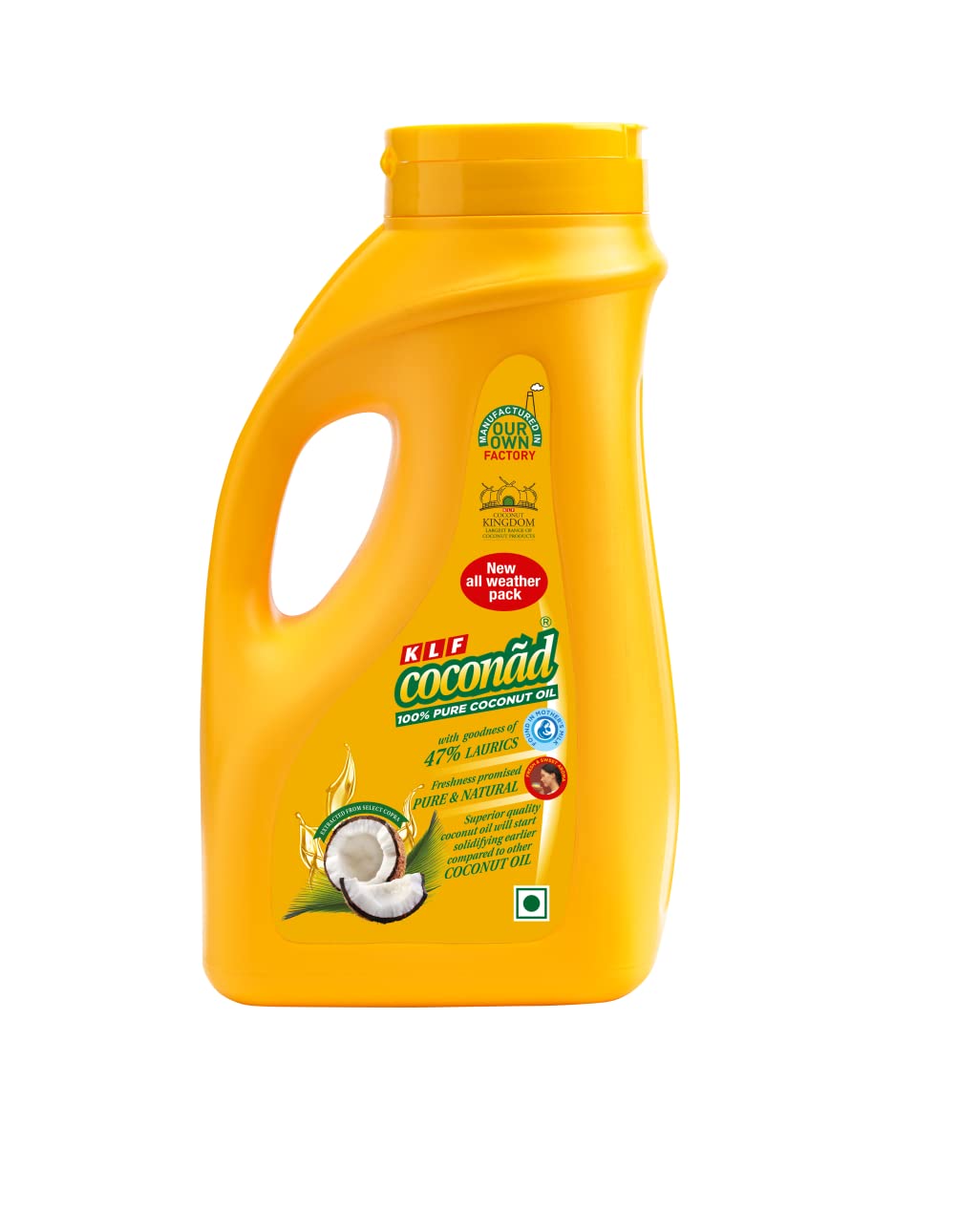 Klf Coconad Coconut Oil 1 Liter Jar