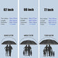 Baraida Golf Umbrella Large 62/68/72 Inch, Extra Large Oversize Double Canopy Vented Windproof Waterproof Umbrella, Automatic Open Golf Umbrella For Men And Women And Family.(62 Inch,Navy Blue)