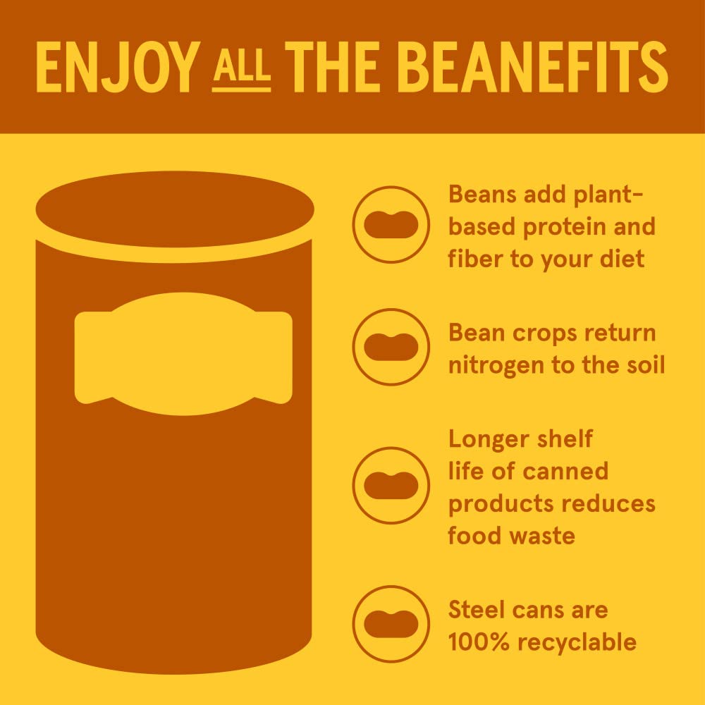BUSH'S BEST 16 oz Canned Large Butter Beans, Source of Plant Based Protein and Fiber, Low Fat, Gluten Free, (Pack of 12)