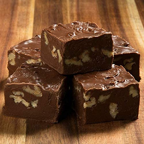 Betsy'S Fancy Fudge Chocolate Walnut Fudge, 1/2 Lb In 2 Wrapped Pieces, Gluten Free, Makes Great Gift! (Chocolate Walnut 1/2 Lb)