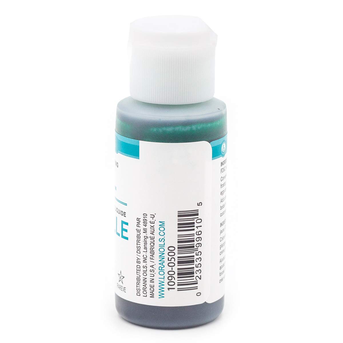 LorAnn Teal Liquid Food Color, 1 ounce squeeze bottle
