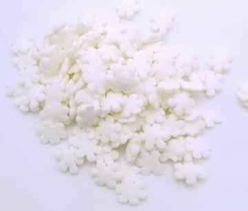 Ncs White Christmas Snowflakes Edible Sprinkles, 8 Ounces, Great For Cupcakes, Cookies, Cakes, Cakes Pops
