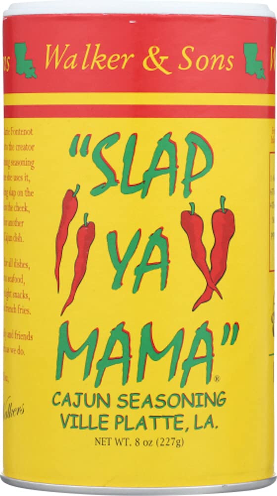 SLAP YA MAMA Cajun Seasoning Variety Pack - Original, Hot & White Pepper, 8 oz Cans, All Natural, No MSG, Kosher