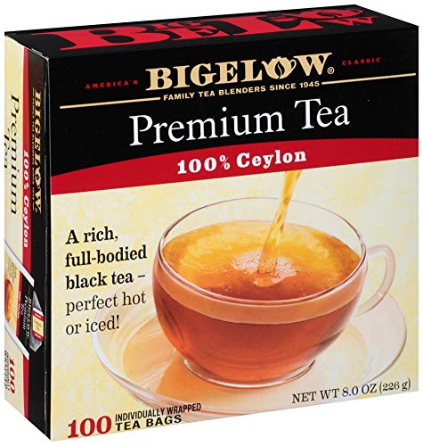 Bigelow Tea Premium Blend Black Tea - 100 Count, Full Caffeine, Case of 10