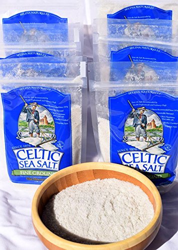 Celtic Sea Salt®, Fine Ground, 8 Ounce Resealable Bag, Pack Of 6