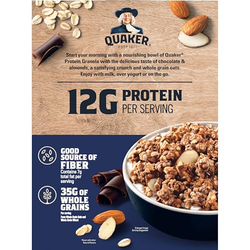 Quaker Chocolate Protein Granola, 18 Oz