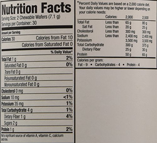 Isagenix Snacks! 60 Natural Wild Berry Chewable Wafers 7.5 Oz (214 G)