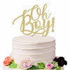 Sodasos Gold Glitter Cake Topper, Its A Boy Baby Shower Decoration, 1 Piece, 7x8 inches, Food Safe, Hand Designed & Crafted, Pe