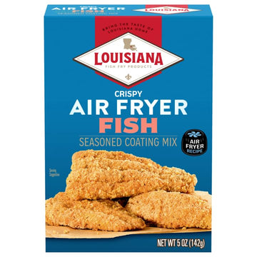 Louisiana Fish Fry, Air Fry Fish Coating Mix, 5 Oz (Pack Of 6)