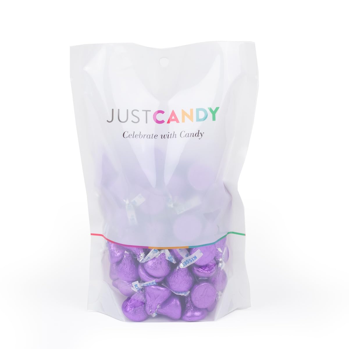 90 Pcs Purple Candy Hersheys Kisses Milk Chocolate