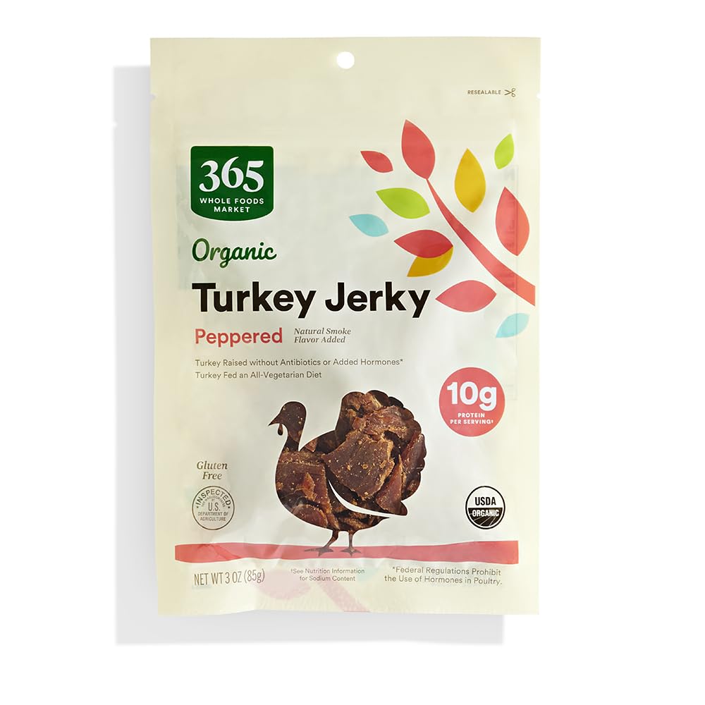365 by Whole Foods Market, Jerky Turkey Teriyaki Organic, 3 Ounce