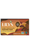 Dark Chocolate Baking Bar By Lilys Stevia Sweetened, No Added Sugar, Low-Carb, Keto Friendly | 58% Cocoa | Fair Trade, Vegan, G
