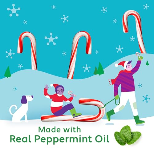 Brachs Mini Peppermint Holiday candy canes 100ct