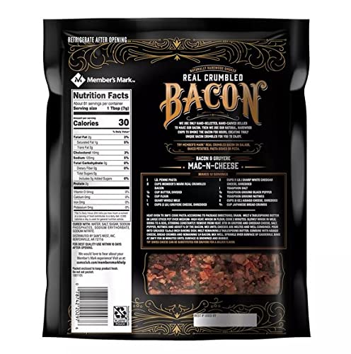 Member Mark Real Cspirit-inspired flavorbled Bacon, 20 oz, Model B5-4VR0-Z2DG