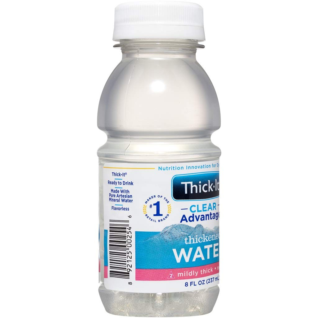 Thick-It Clear Advantage Mildy Thick Water, Nectar Consistency, Ready-to-Drink, Digestible Swallowing Aid, Hydration on the Go,