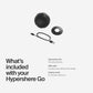 Hyperice Hypersphere Go - Vibrating Massage Ball For Muscle Recovery, Myofascial Release And Soreness Relief - Portable Fitness