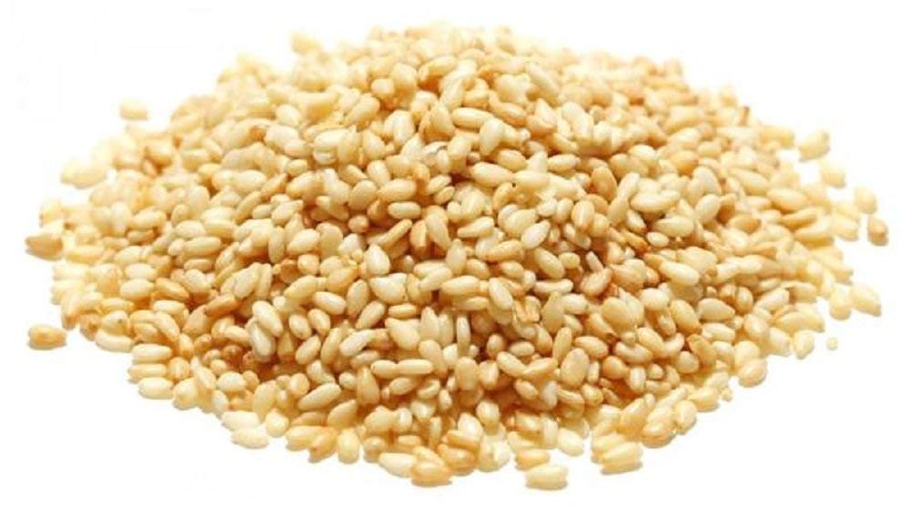 Natural Toasted Whole Sesame Seeds By It'S Delish - 12 Oz Bulk Bag - Natural Gluten-Free Fresh Oven Roasted White Sesame - Resta