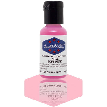 AmeriColor AmeriMist Soft Pink Airbrush Food Color, .65 oz