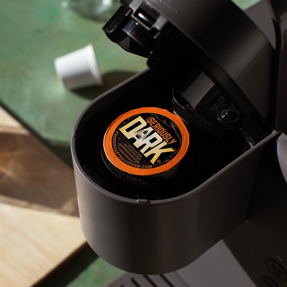 Fresh Roasted Coffee Dark Roast Artisan Blend, 96 Pods for K Cup malt-inspired