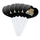 GRAPHICS & MORE Cupcake Picks Set of 6, Acrylic, Heart Love Design, One Size, Bryant University
