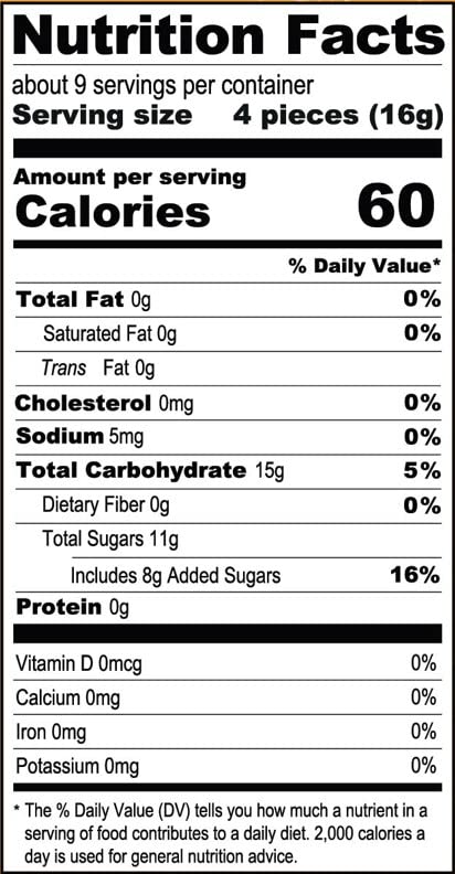 Bali'S Best Ginger Chews, Tropical Mango Flavor, 5.08 Oz, Individually Wrapped Soft Candy, Made With 100% Real Ginger, Digestive