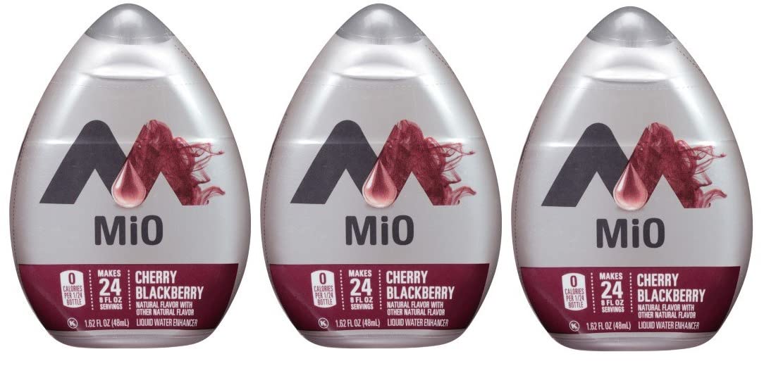 Mio Flavor Enhancer 3 Pack Brought By Southwind Enterprises (Cherry Blackberry)