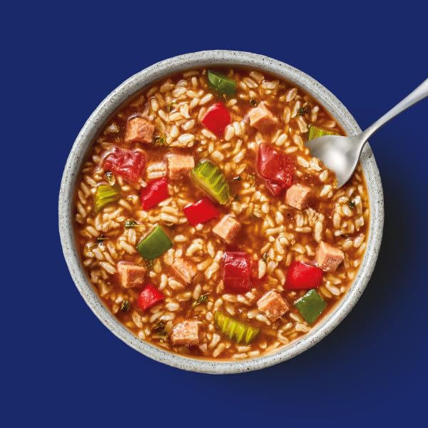 BEN S ORIGINAL Street Food Gumbo with Chicken Andouille Sausage, Prepared Entr  e, Microwavable Heat-&-Eat Bowl in 90 Seconds,