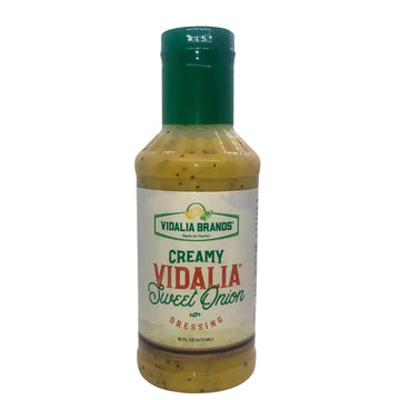 Vidalia Brands Creamy Vidalia Onion Dressing – 16 fl oz Gourmet Salad Dressing, Marinade & Dip