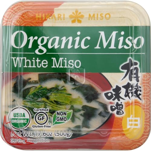 Hikari Organic Miso Paste, White, 17.6 oz