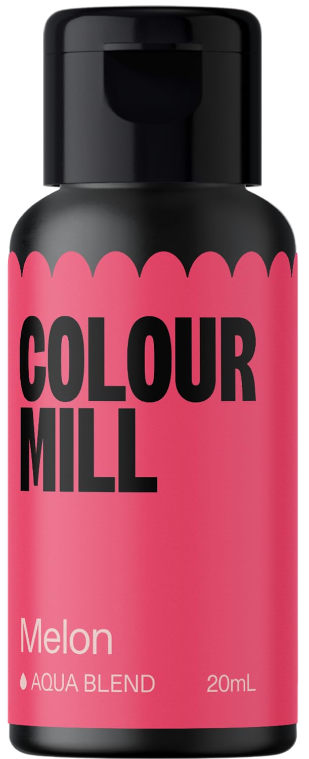 Colour Mill Aqua Blend Food Coloring, 20ml, Water-Based, Melon, Model CMA20MEL