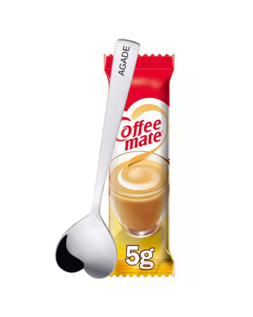 Agade Coffee Delight Set - Includes 30 x 5g Creamer Sachets (Compatible with Coffee Mate) and a Specially Designed Spoon - Smoot