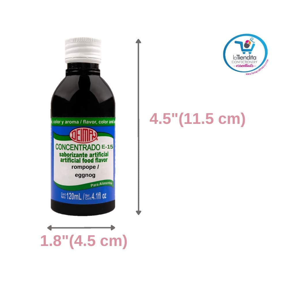 Deiman Artificial Food Flavoring Eggnog Concentrate E-15 (4 Fl Oz)